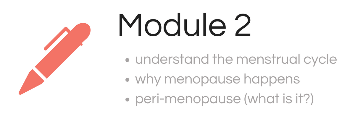 Module 1 Vergo (1) Module 2 menopause course